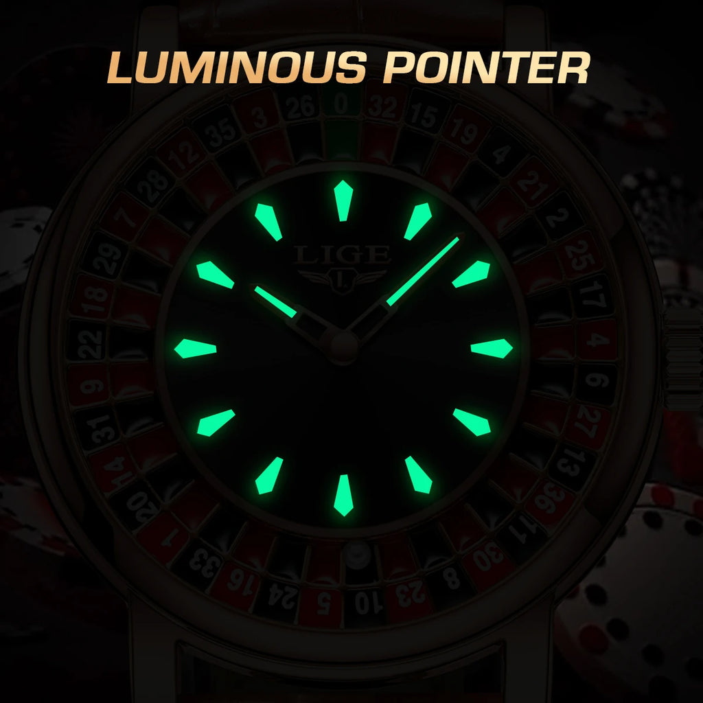 Las Vegas Roulette Watch Waterproof